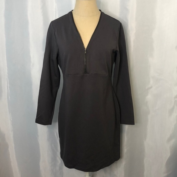 LOLE  Woman’s Long Sleeve Babe Gray Dress Size M - Picture 1 of 9